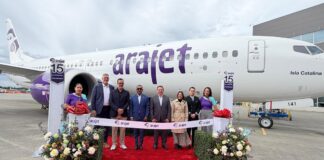 Arajet sigue conquistando los cielos de América con su nueva aeronave Isla Catalina